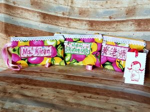 Teacher's Day Gifts - Pouches with Personalised Names