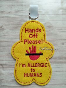 Hands off please! I'm allergic to humans.