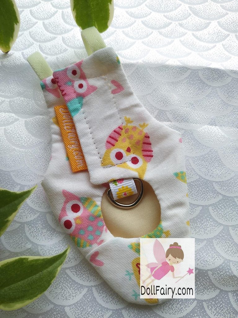 Green Cheek Conure Bird Diaper With Owl Print