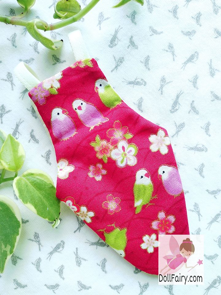 Dusky Conure Bird Diaper Flight Suit With Floral Print