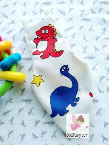 Dinosaur Print Bird Diaper Flight Suit