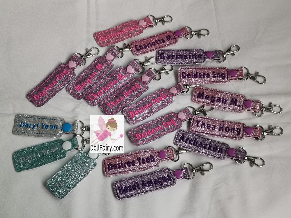 Personalised Glitter Tags