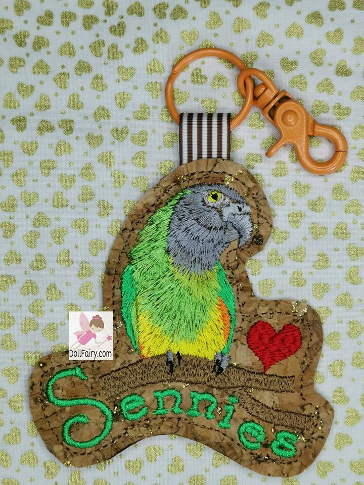 Senegal Parrot Keychain