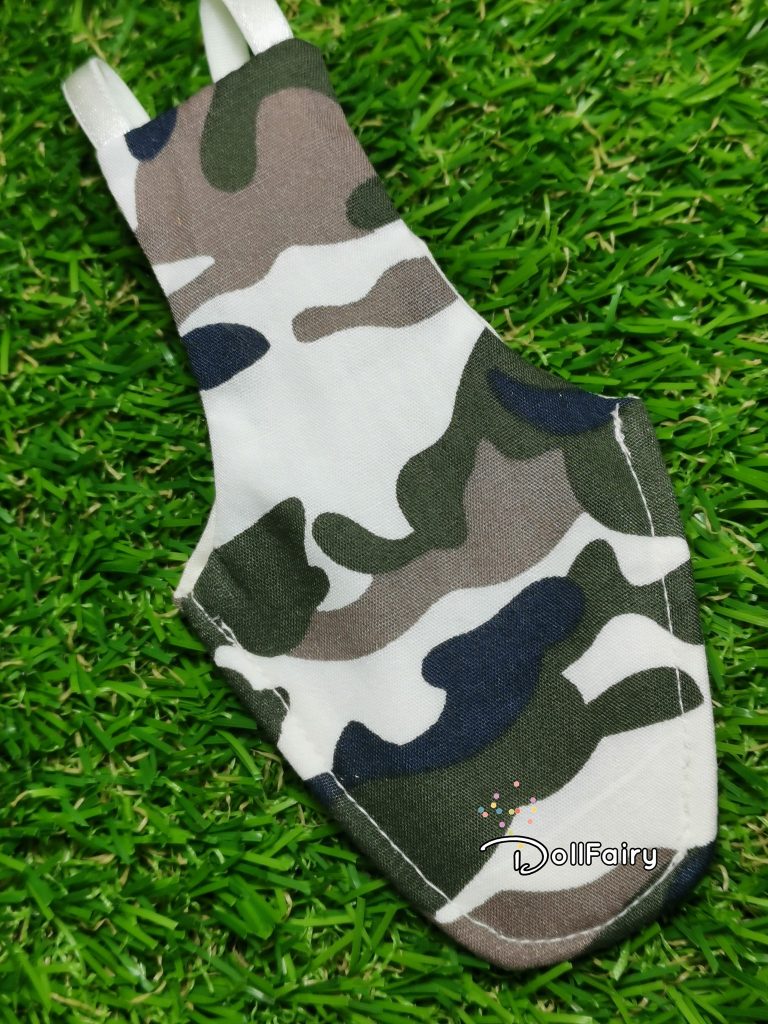 Army Camouflage Bird Diaper Flight Suit 