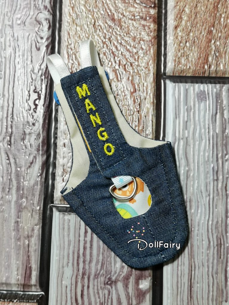 Mango Cockatiel Denim Bird Diaper