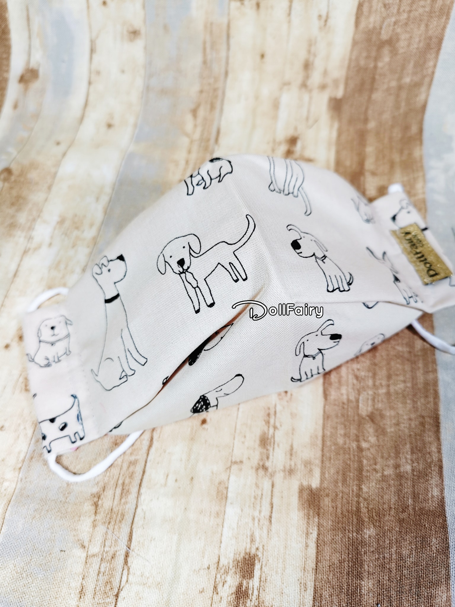 CuteRus Animal Kids Face Masks - Children Washable Reusable and Adjustable Face Cloth 5-Pack