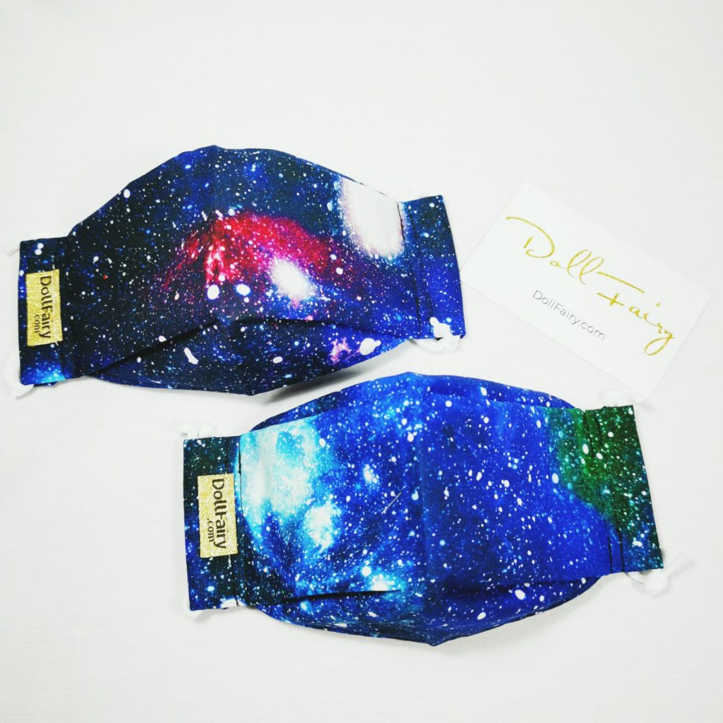 Milky Way Galaxy Face Mask