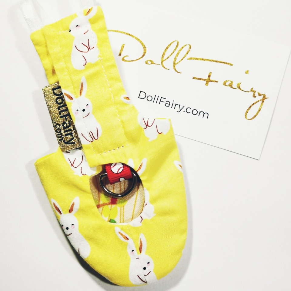 Bunny Print Bird Diaper For Cockatiel