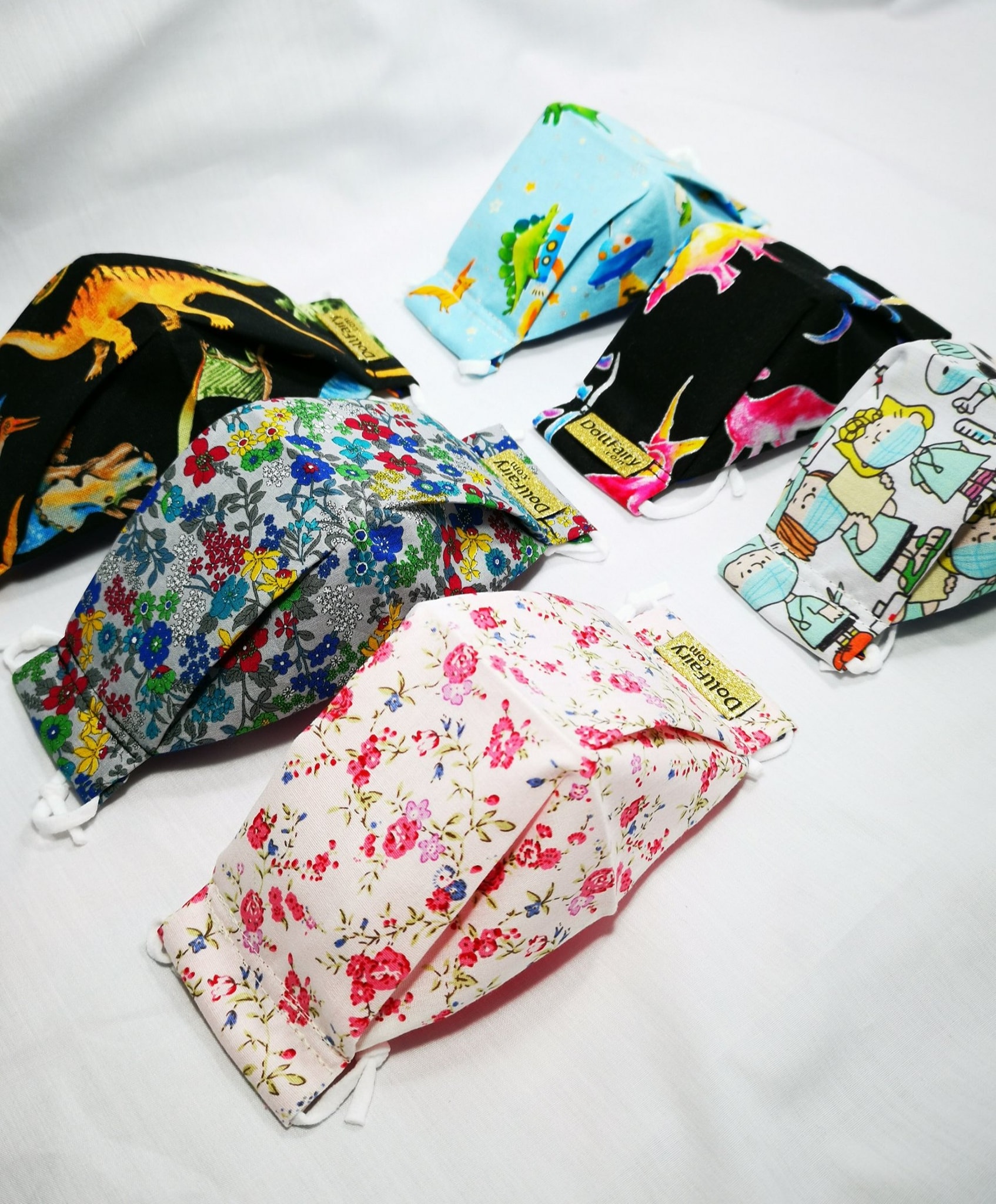 Reusable Face Masks For Children Youth Size DollFairy