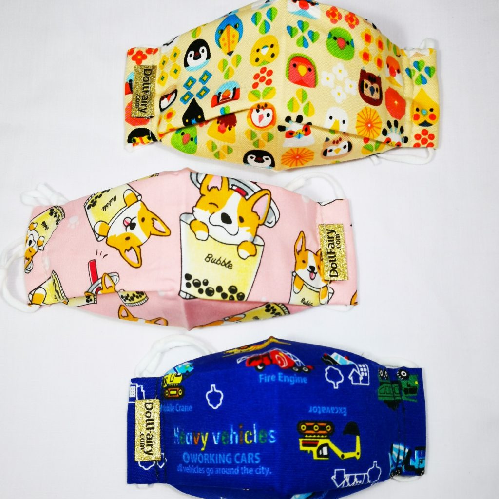 Cute Children Reusable Face Masks