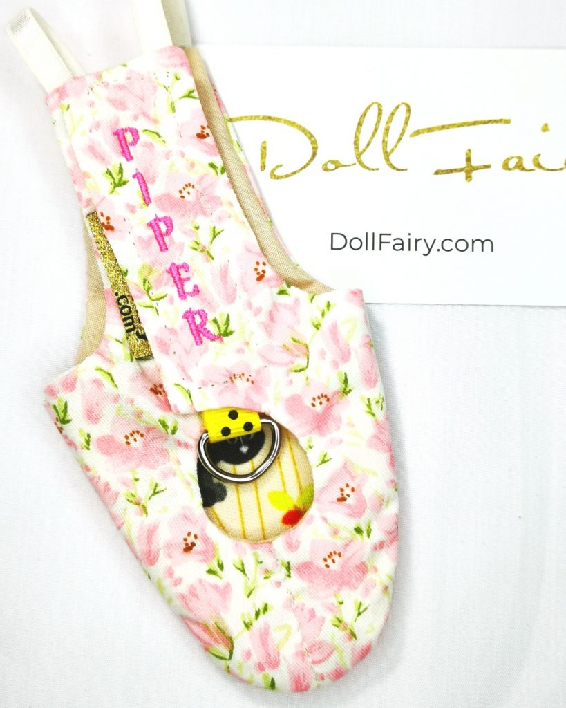 Pastel Pink Floral Bird Diaper